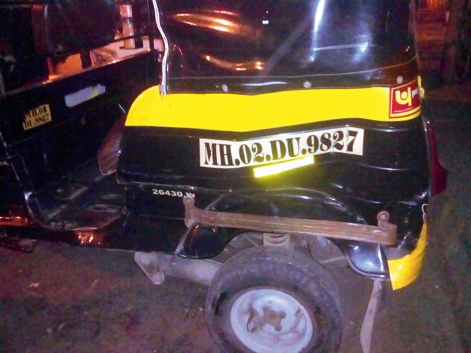 The collsion left a dent in the auto and injured the driver and passenger
