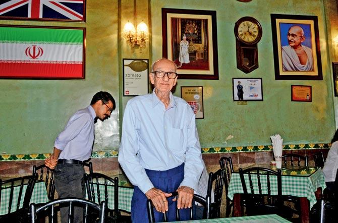Boman Kohinoor, owner of the iconic Britannia café