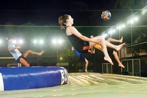 Bossaball, hybrid sport sets foot in India