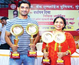 Vaibhav Shinde, Sudha Patil emerge carrom champions