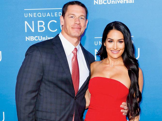 WWE star John Cena's wife Nikki Bella is not ok with his nude scene in film
