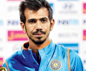 Yuzvendra Chahal visits an elephant conservation