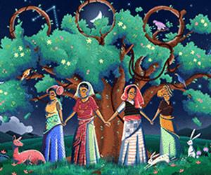 Google marks Chipko Movement's 45th anniversary with a Google doodle