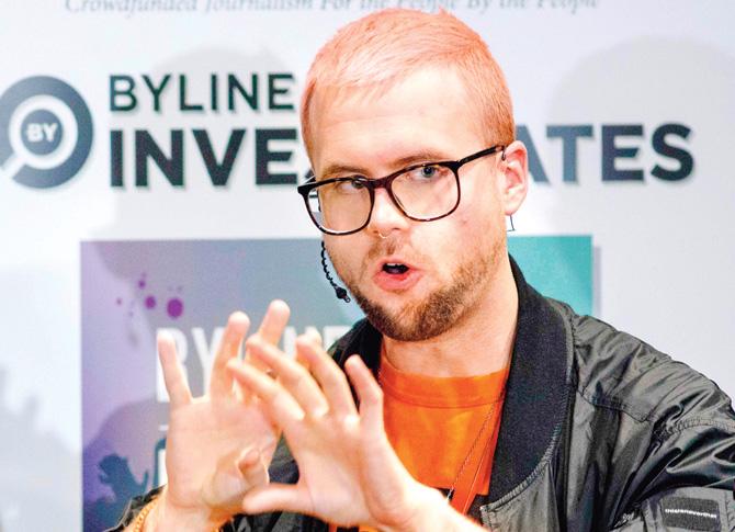 Christopher Wylie. Pic/AFP