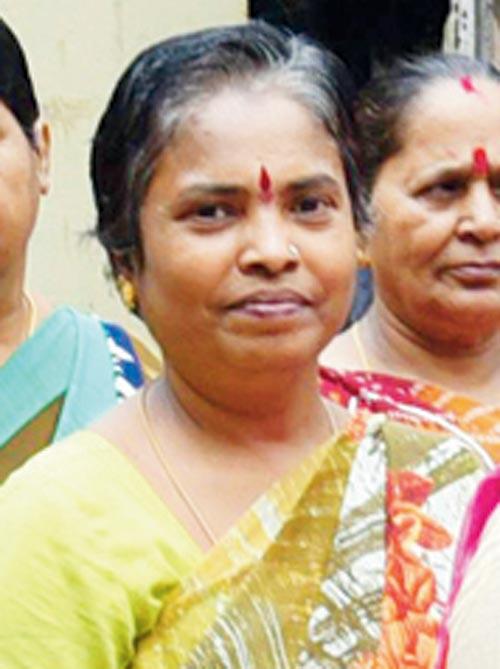 Saraswati Kaundar, 51, a resident of Kandivli slum