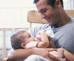 Babies who look like their father become healthier
