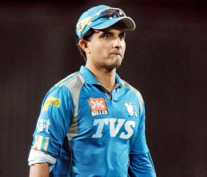 Sourav Ganguly during his IPL stint with Pune Warriors. File Pic