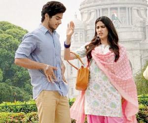 On the set: Saqib Saleem, Yami Gautam, Ishaan Khatter and Janhvi Kapoor