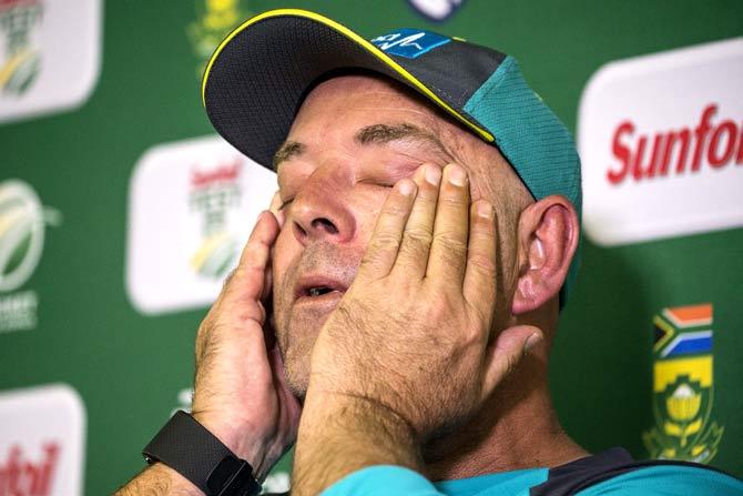 Darren Lehmann. Pic/AFP