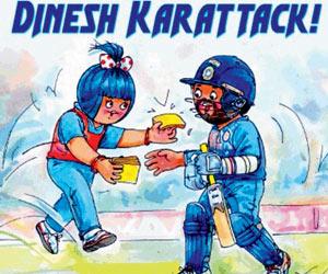 Dinesh Karthik is smiling away after being features in butter brand's new ad
