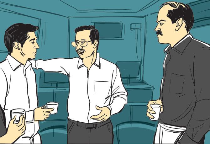 Wanting to get to the root of the issue, the father asks his employees to keep an eye on his son.