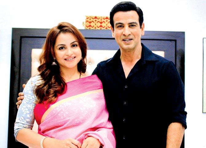 Gurdeep Kohli and Ronit Roy in Kehne Ko Humsafar Hai