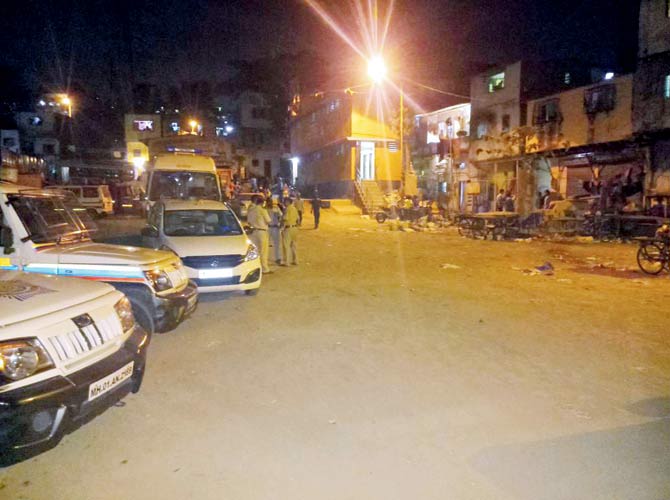 The spot in Bhandup where the fight happened