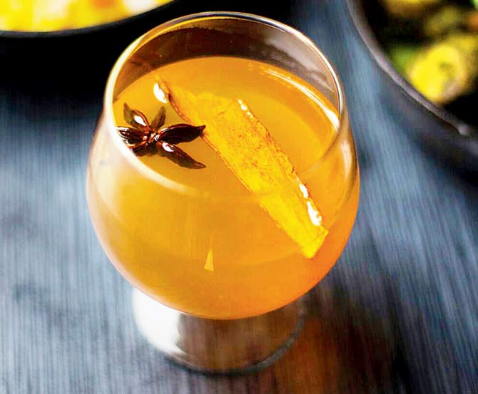 Hot and spice cinnamon rum