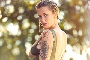 Ireland Baldwin flaunts curves in swimsuit