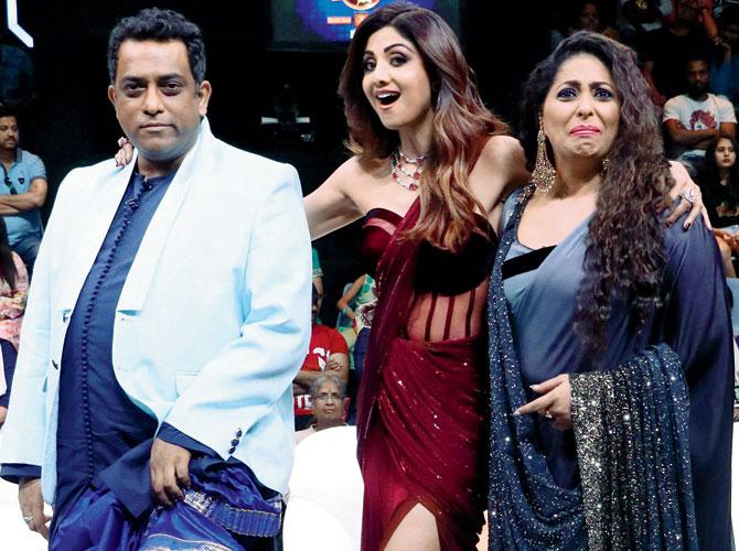 Anurag Basu, Shilpa Shetty Kundra and Geeta Kapoor