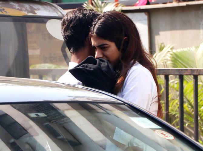 Khushi Kapoor with mystery boy