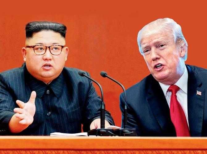 Kim Jong and Donald Trump