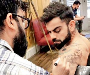 Virat Kohli gets a new tattoo in Bandra, shares photo on Instagram
