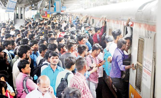 The audio-visual alarms will be fixed on every door of the local train. Representation pic
