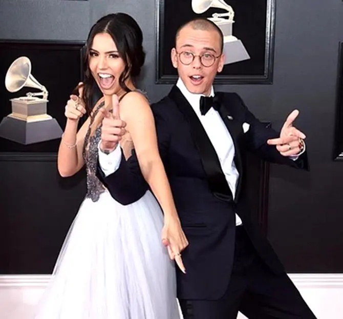 Logic and wife Jessica Andrea. Picture courtesy/Jessica Andrea Instagram account