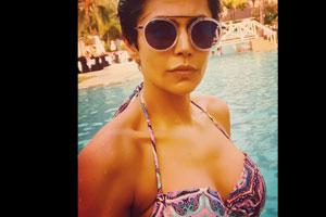 Mandira Bedi slut-shamed for posing in a bikini