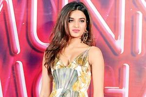Nidhhi Agerwal has a reason to celebrate