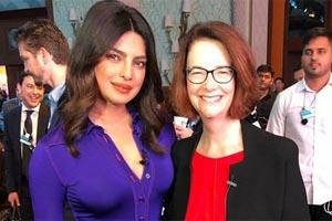 Priyanka Chopra shares an Instagram photo with former Australia PM