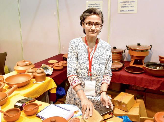 Purvee Jain aims to support local potters through the initiative. Pics/Bipin Kokate