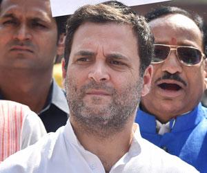 Rahul Gandhi joins protest for special status to Andhra Pradesh