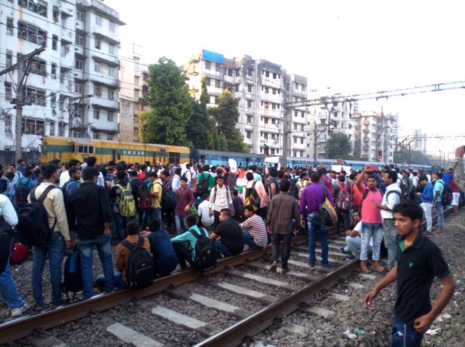 Railway Protest