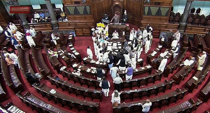 Rajya Sabha suffers repeated disruptions, adjourned for day
