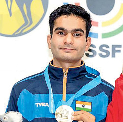 Gaurav Rana. Pics/ISSF Twitter