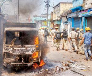 Additional forces deployed after Ram Navami clashes in Raniganj