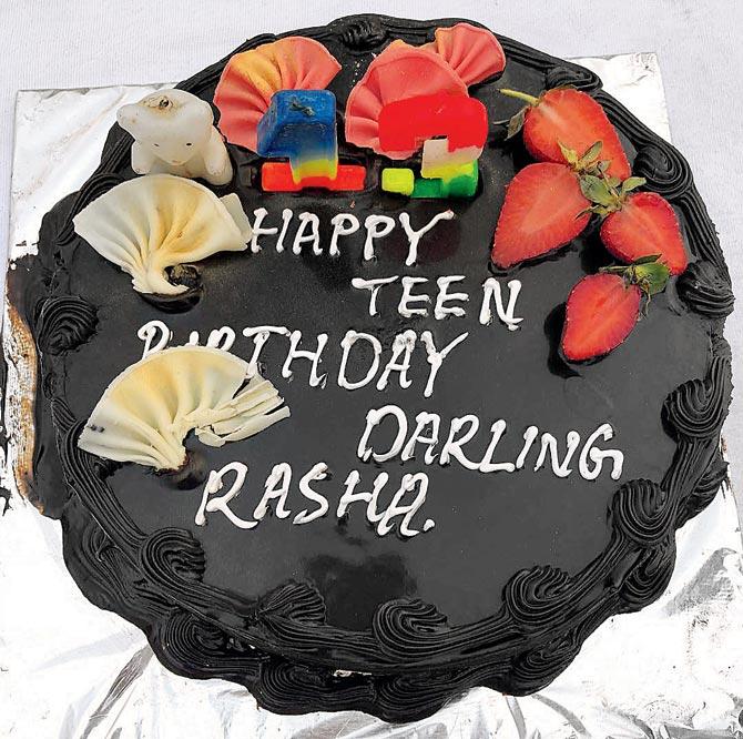 Rasha birthday cake