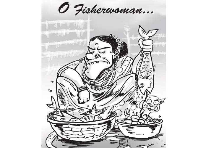 The fisherwoman from volume one