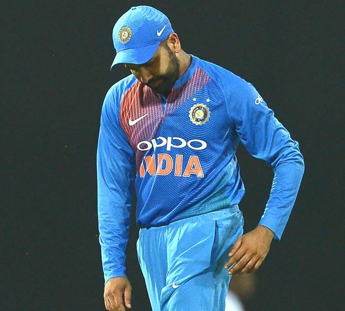 Rohit Sharma. Pic/AFP