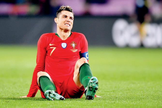 Captain Cristiano Ronaldo during Portugal