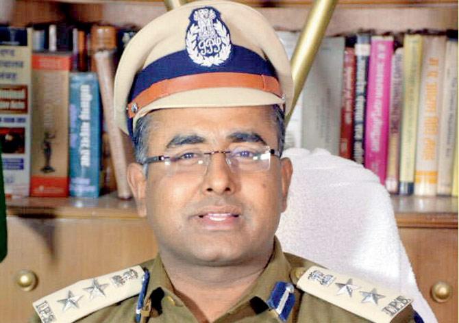 Amresh Mishra, superintendent of police, Raipur
