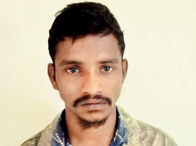 Accused Sachin Rajeya was caught from the mangroves in Charkop