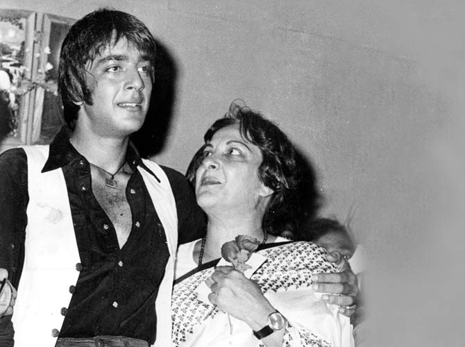 Actor Nargis Dutt shared a close relationship with Sanjay. When she came out of coma after three months, the first person she asked for, was her son. File pic