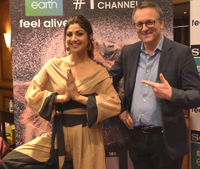 Shilpa Shetty and Dr Michael Mosley