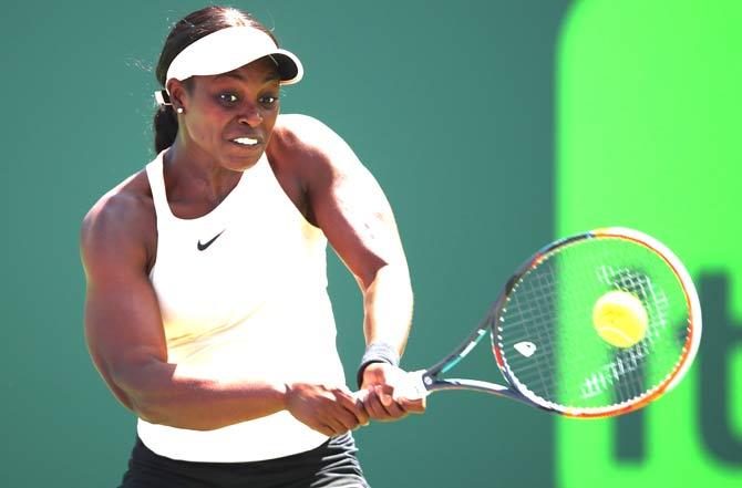 Sloane Stephens. Pic/AFP