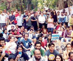 Tension grips TISS campus as examination approaches