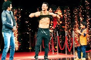 Tiger Shroff shows off his six-pack abs and dance