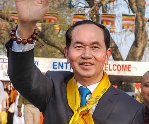 Vietnam President, Tran Dai Quang, accorded ceremonial welcome