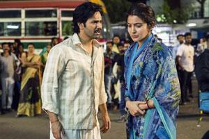 Sui Dhaaga: Varun Dhawan and Anushka Sharma shoot an emotional scene at bus stop