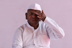 Anna Hazare's supporter: Beaten up by police for holding peaceful march