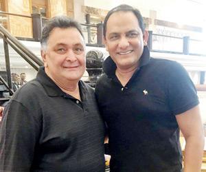 Mohammed Azhar delighted to meet veteran actor Rishi Kapoor