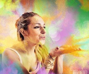 Blend traditional and western fashion for an exclusive Holi look